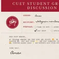 Cuet student group discussion