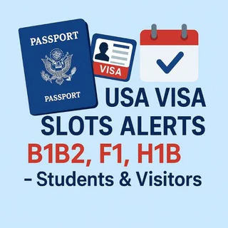USA Visa Slots Updates📅 - B1B2, F1,H1b - Students & Visitors etc..