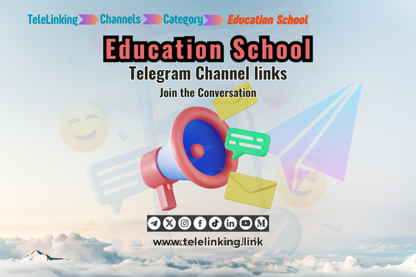 education-school Telegram channel links