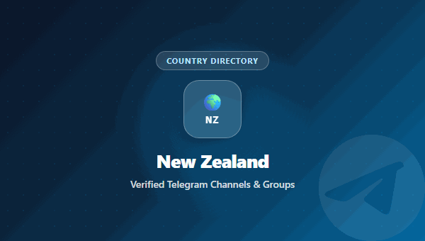 New Zealand Telegram Channels
