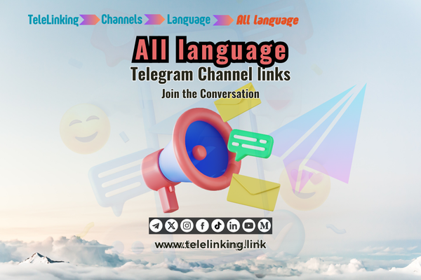 All-languages Telegram Channel links