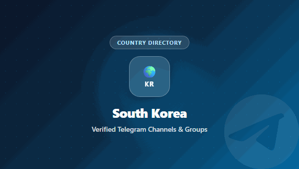 South Korea Telegram Groups